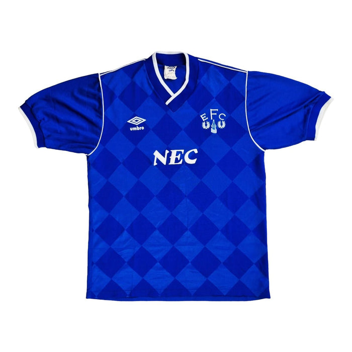 1986/88 Everton Home Football Shirt (S) Umbro - Football Finery - FF203107