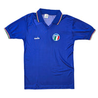 1986/90 Italy Home Football Shirt (M) Diadora - Football Finery - FF305333