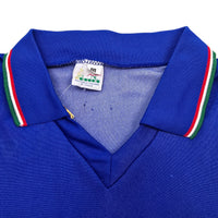 1986/90 Italy Home Football Shirt (M) Diadora - Football Finery - FF305333