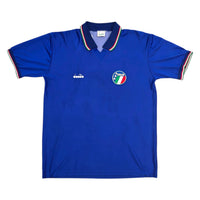 1986/90 Italy Home Football Shirt (M) Diadora - Football Finery - FF305335