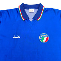 1986/90 Italy Home Football Shirt (M) Diadora - Football Finery - FF305335