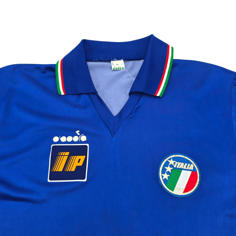 1986/90 Italy Training Shirt (M) Diadora (Player Issue) - Football Finery - FF300996