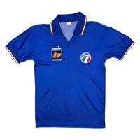 1986/90 Italy Training Shirt (M) Diadora (Player Issue) - Football Finery - FF300996