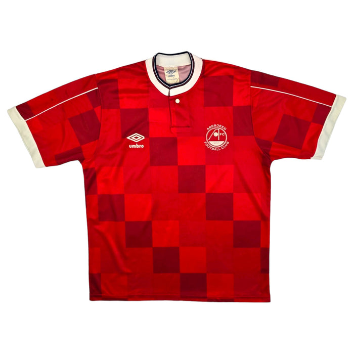 1987/88 Aberdeen Home Football Shirt (XS) Umbro - Football Finery - FF203950