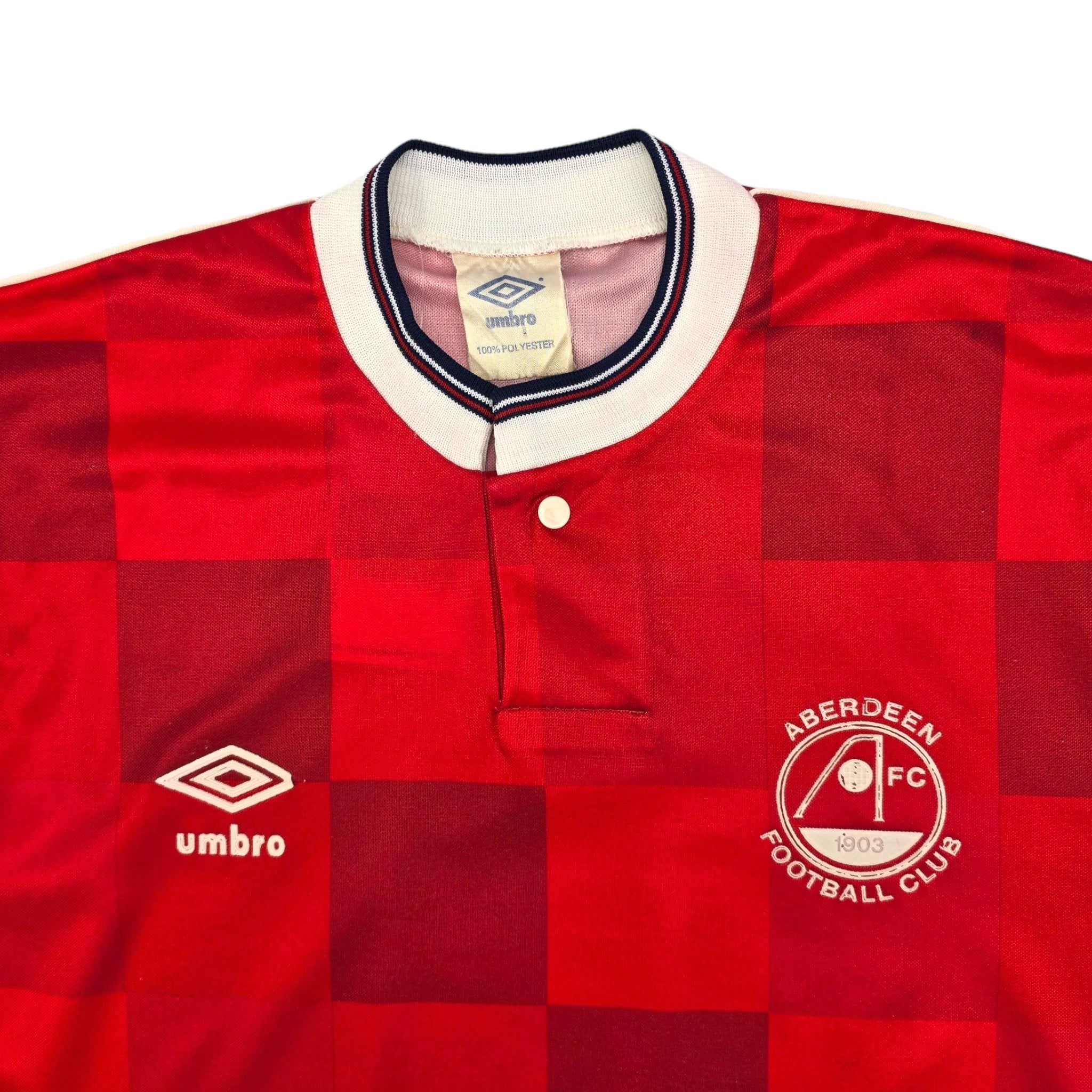 1987 88 Aberdeen Home Football Shirt XS Umbro – Football Finery