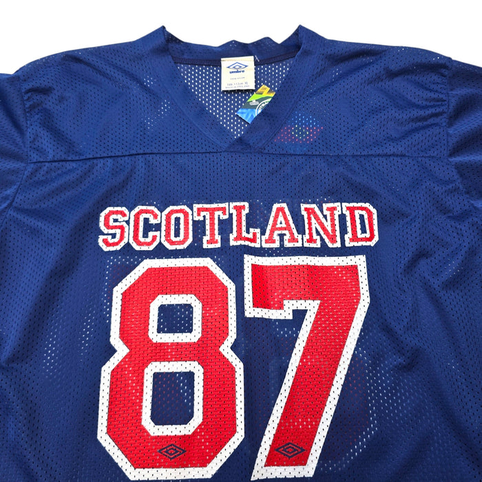 1987/88 Scotland American Football Top (XL) Umbro - Football Finery - FF302037