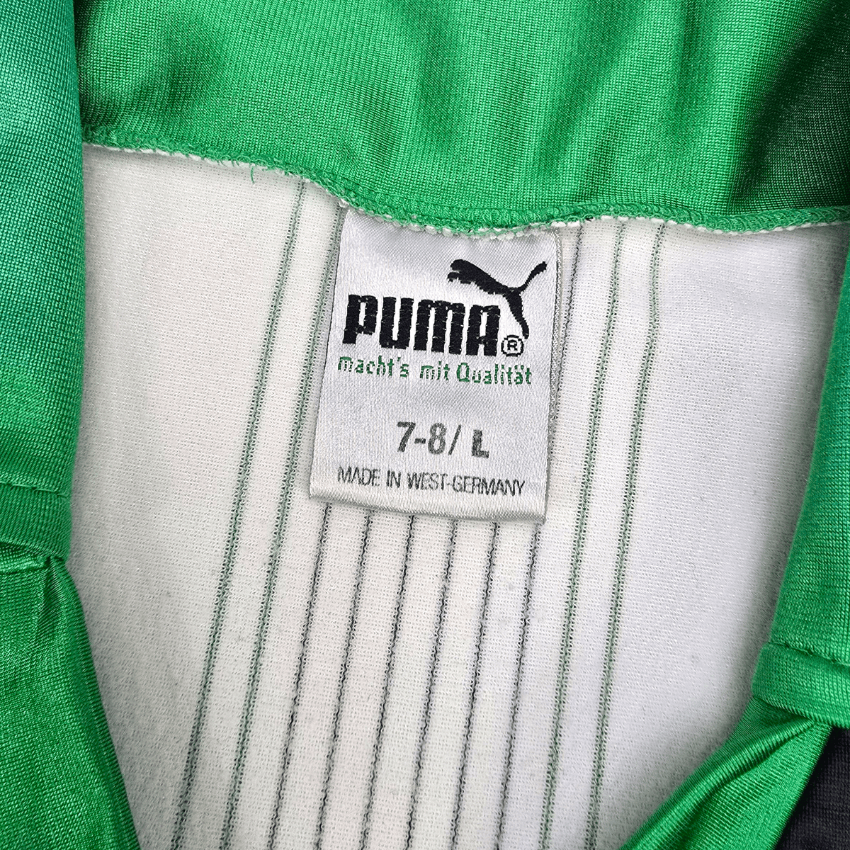 1987/89 Borussia Monchengladbach Home Football Shirt (L) Puma - Football Finery - FF300461