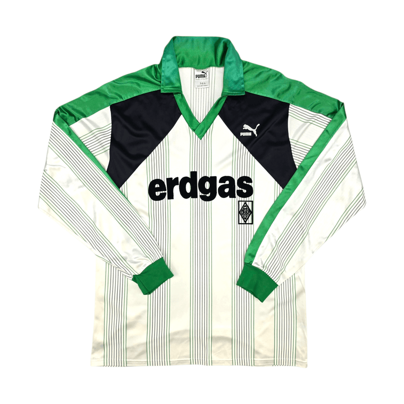 1987/89 Borussia Monchengladbach Home Football Shirt (L) Puma - Football Finery - FF300461