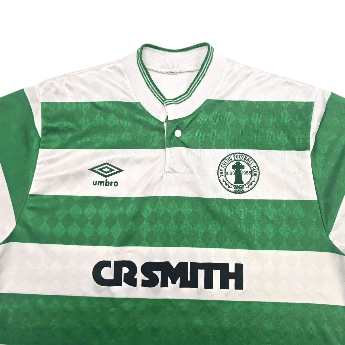 1987/89 Celtic Home Football Shirt (M) Umbro - Football Finery - FF304645