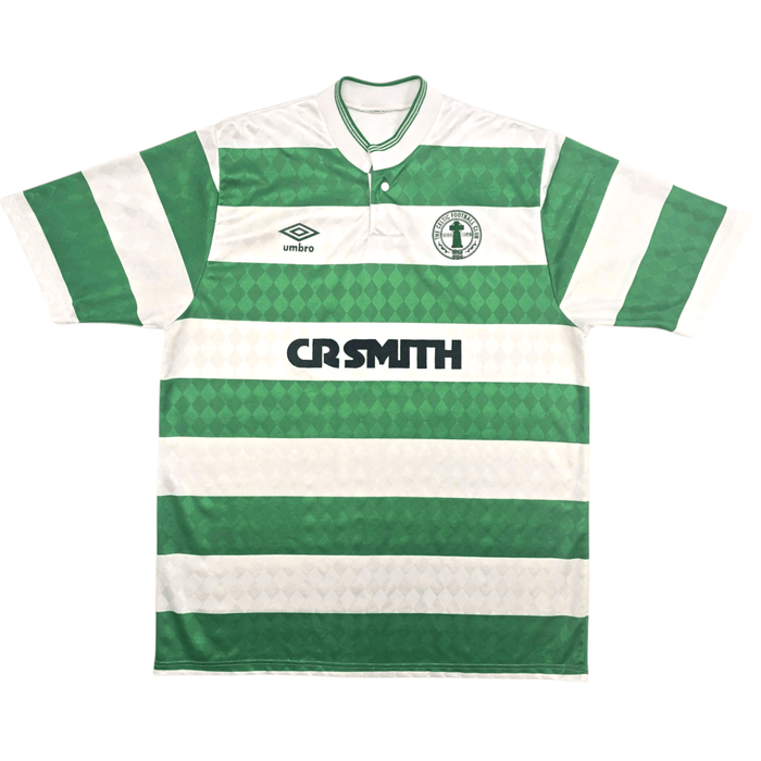 1987/89 Celtic Home Football Shirt (M) Umbro - Football Finery - FF304645