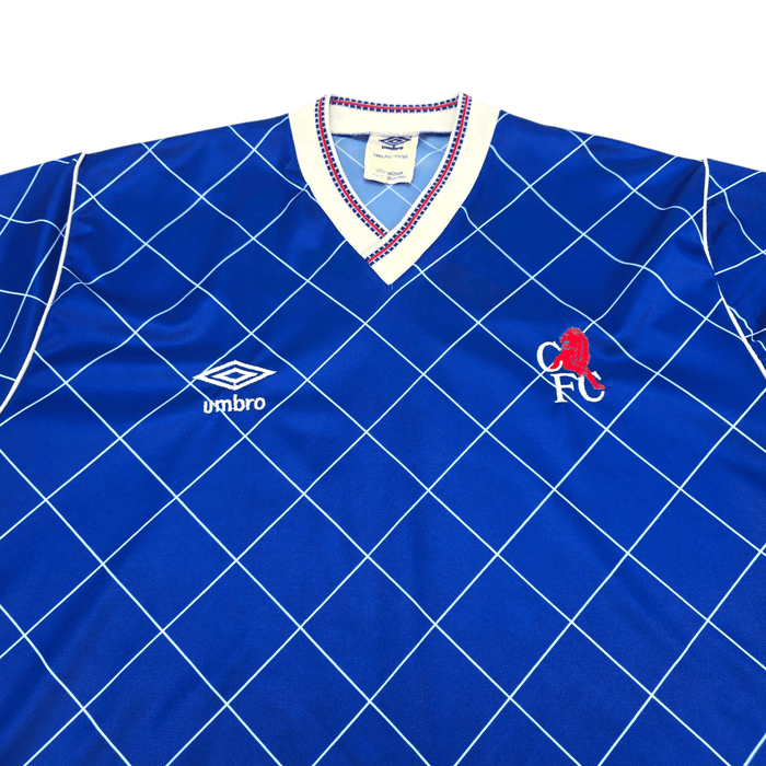 1987/89 Chelsea Home Football Shirt (L) Umbro - Football Finery - FF303084