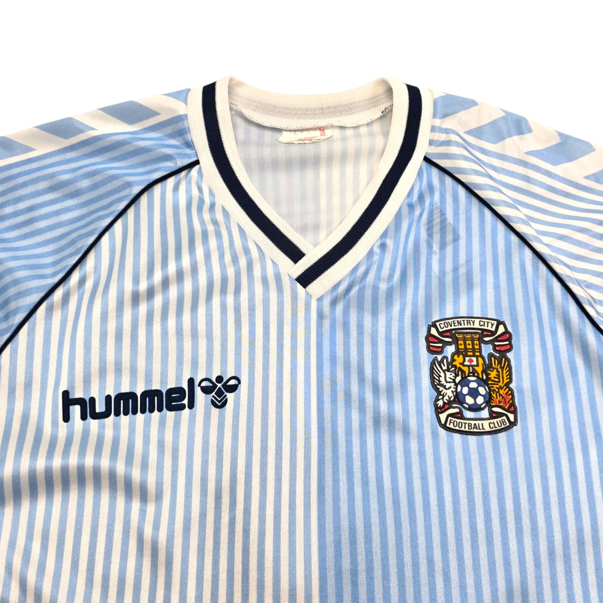 1987/89 Coventry City Home Football Shirt (XL) Hummel #3 - Football Finery - FF307274