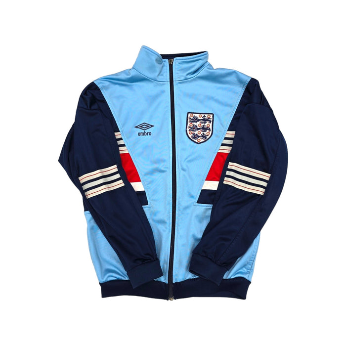 1987/89 England Tracksuit Top (Y) Umbro - Football Finery - FF202402