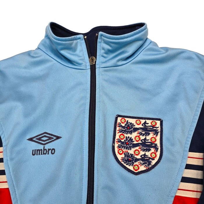 1987/89 England Tracksuit Top (Y) Umbro - Football Finery - FF202402