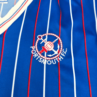 1987/89 Portsmouth Home Football Shirt (M) Admiral - Football Finery - FF301319