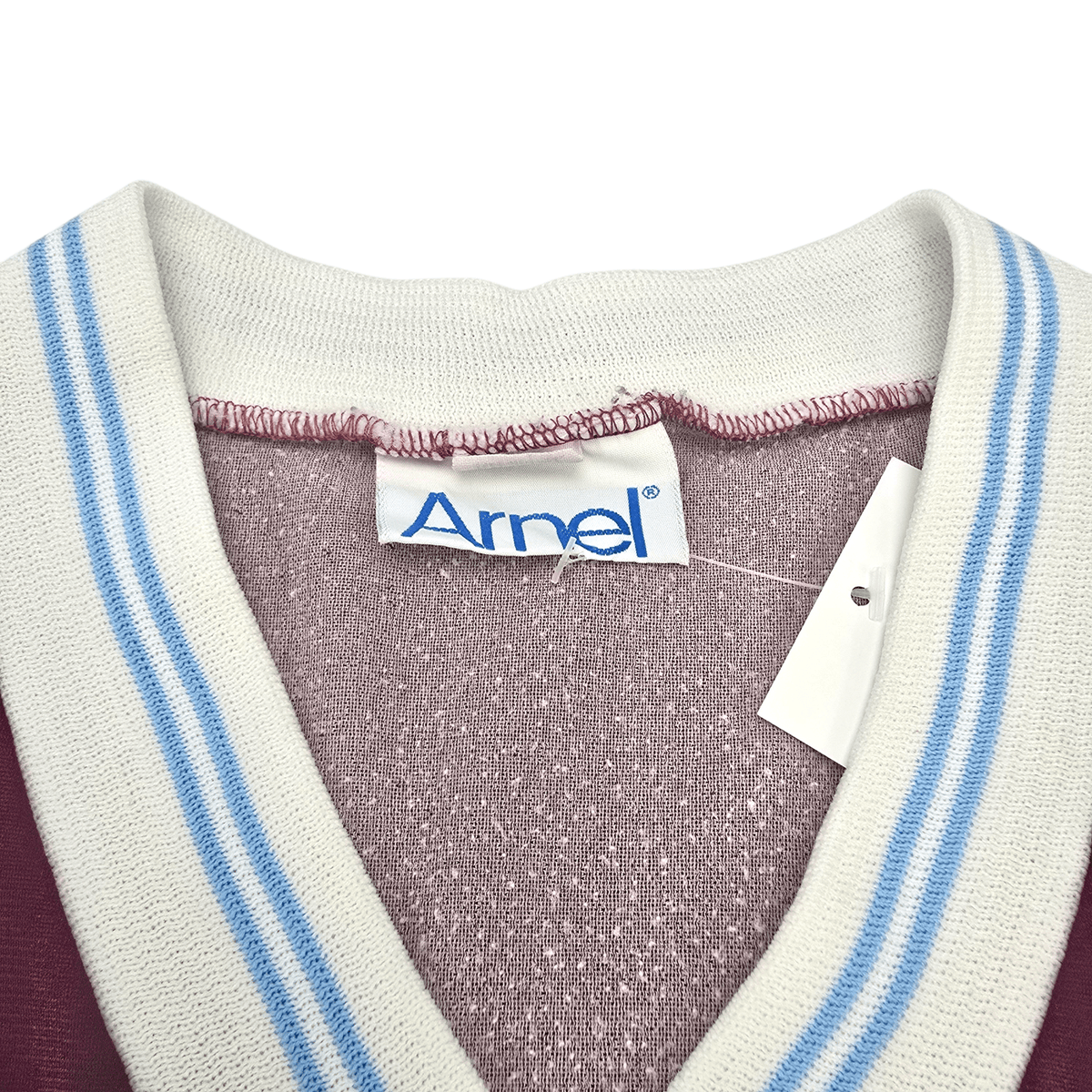 1987/89 West Ham United Home Football Shirt (L) Scoreline - Football Finery - FF303001