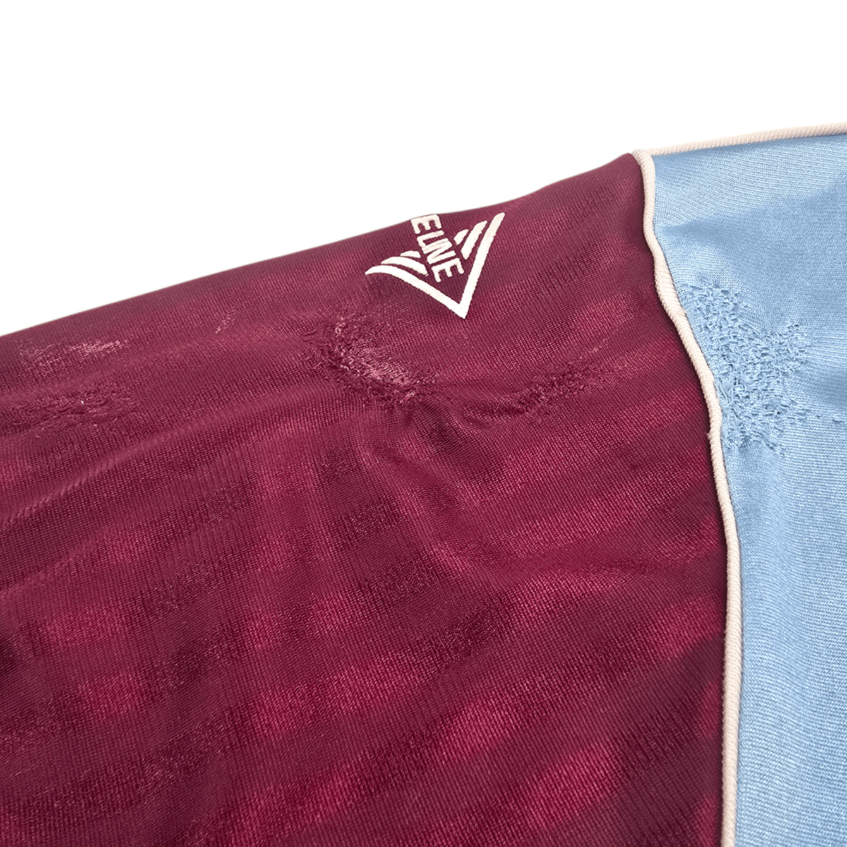 1987/89 West Ham United Home Football Shirt (L) Scoreline - Football Finery - FF303001