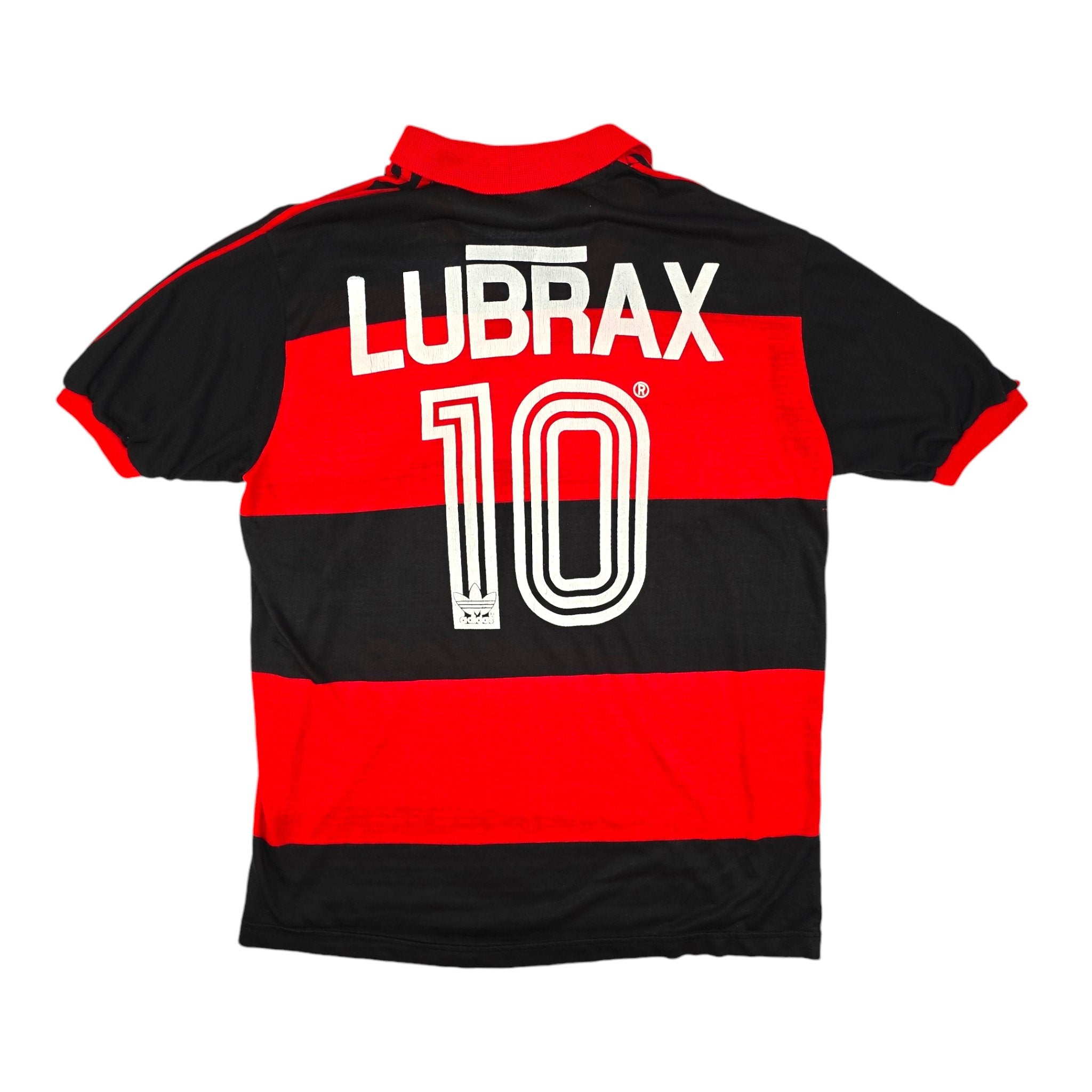 1987 90 Flamengo Home Football Shirt L Adidas 10 Zico – Football