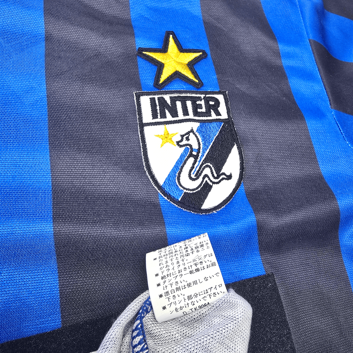 1988/89 Inter Milan Home Football Shirt (M) Uhlsport - Football Finery - FF303317