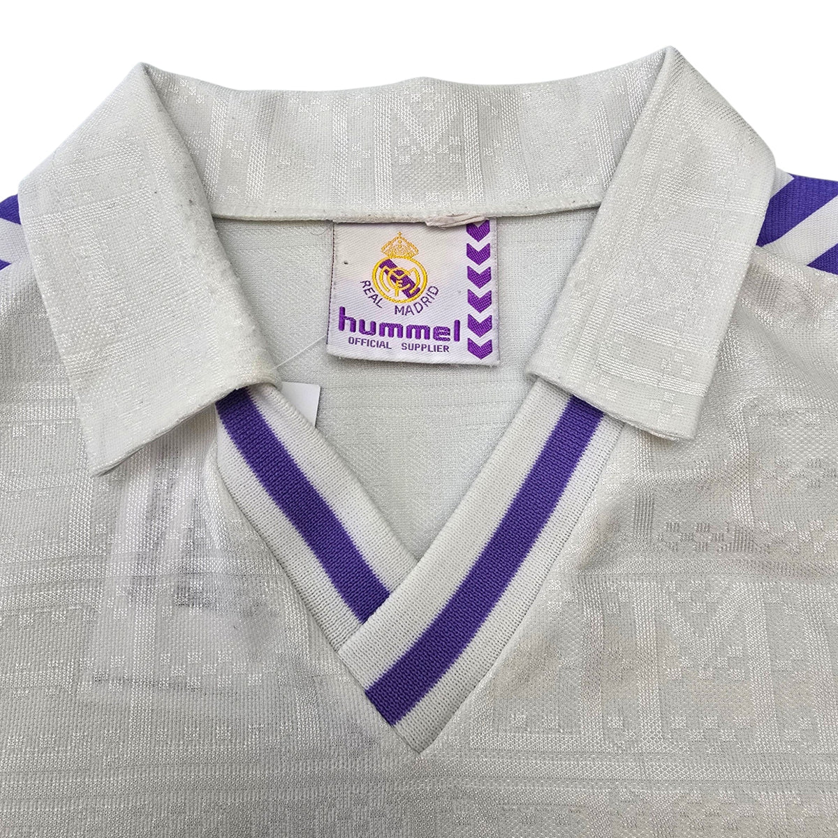 1988/89 Real Madrid Home Football Shirt (XL) Hummel - Football Finery - FF306478