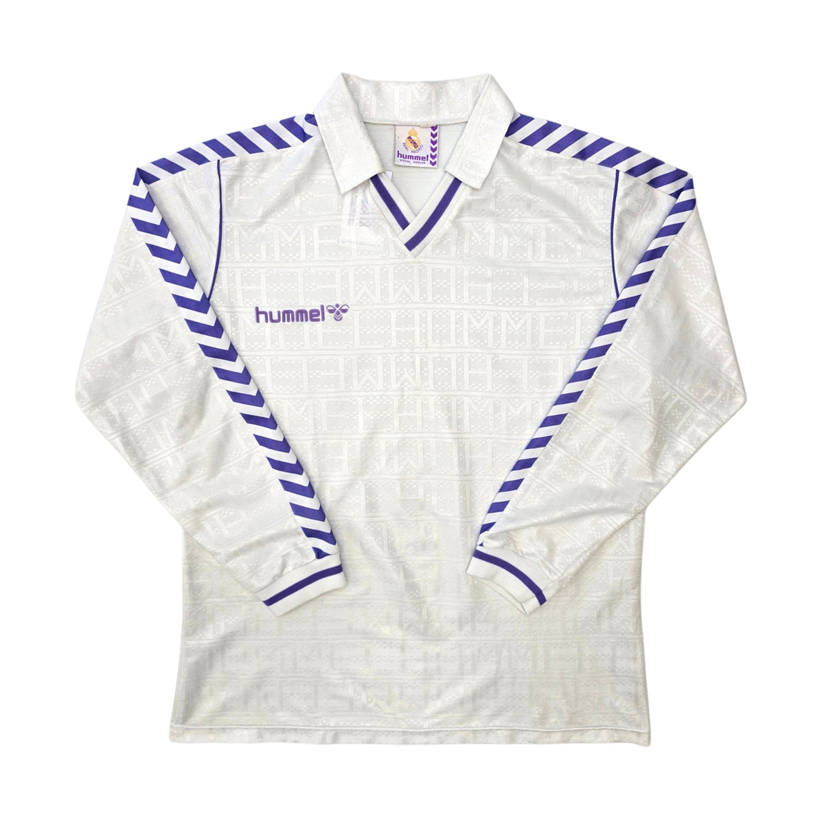 1988/89 Real Madrid Home Football Shirt (XL) Hummel - Football Finery - FF306478