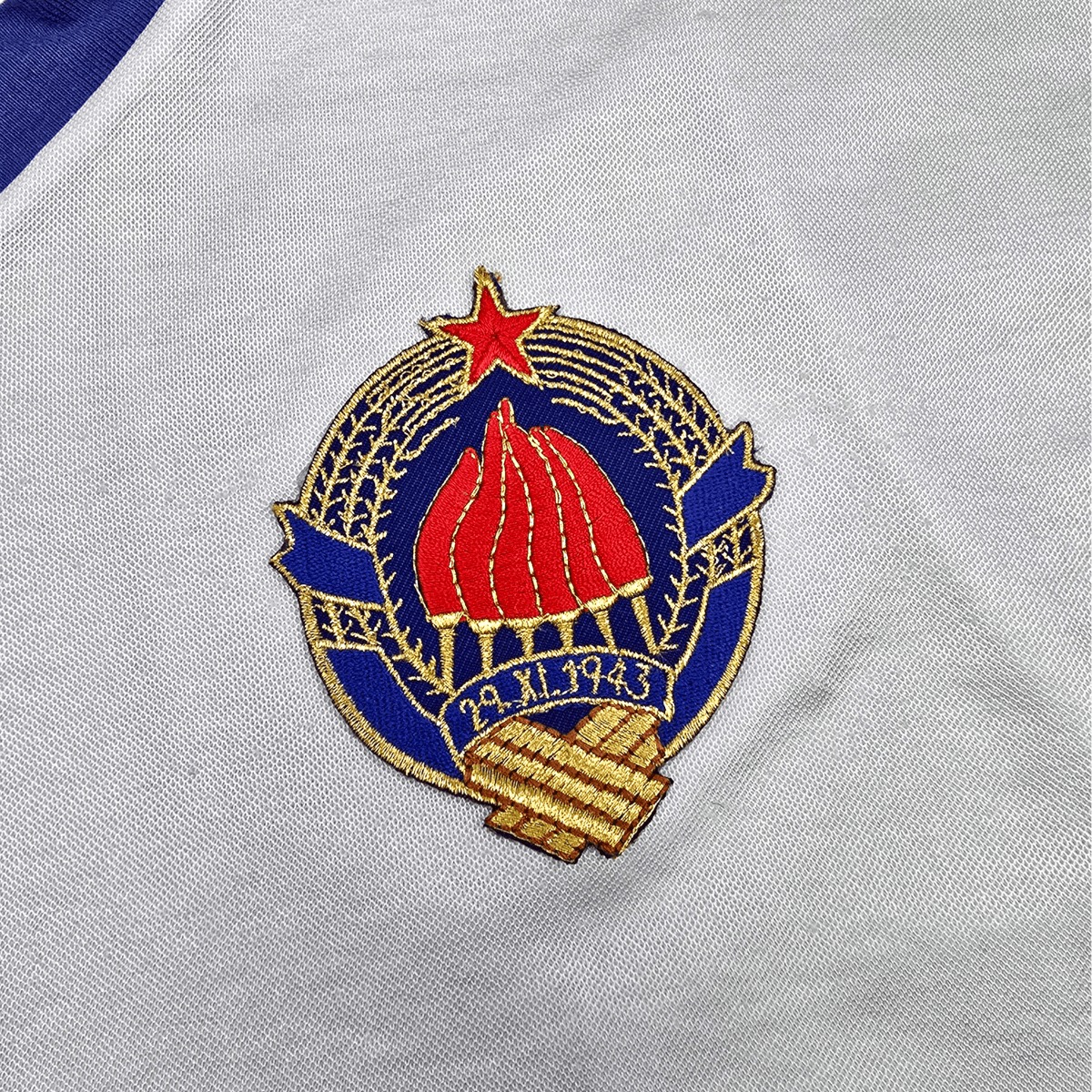 1988/89 Yugoslavia Away Football Shirt (L) Adidas (Upgraded Template) - Football Finery - FF303913