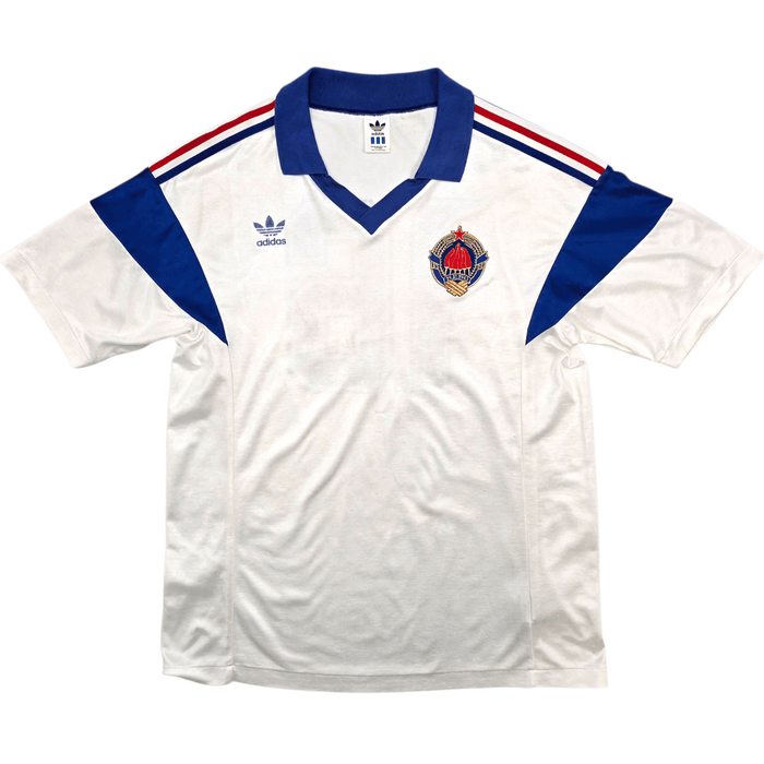 1988/89 Yugoslavia Away Football Shirt (L) Adidas (Upgraded Template) - Football Finery - FF303913