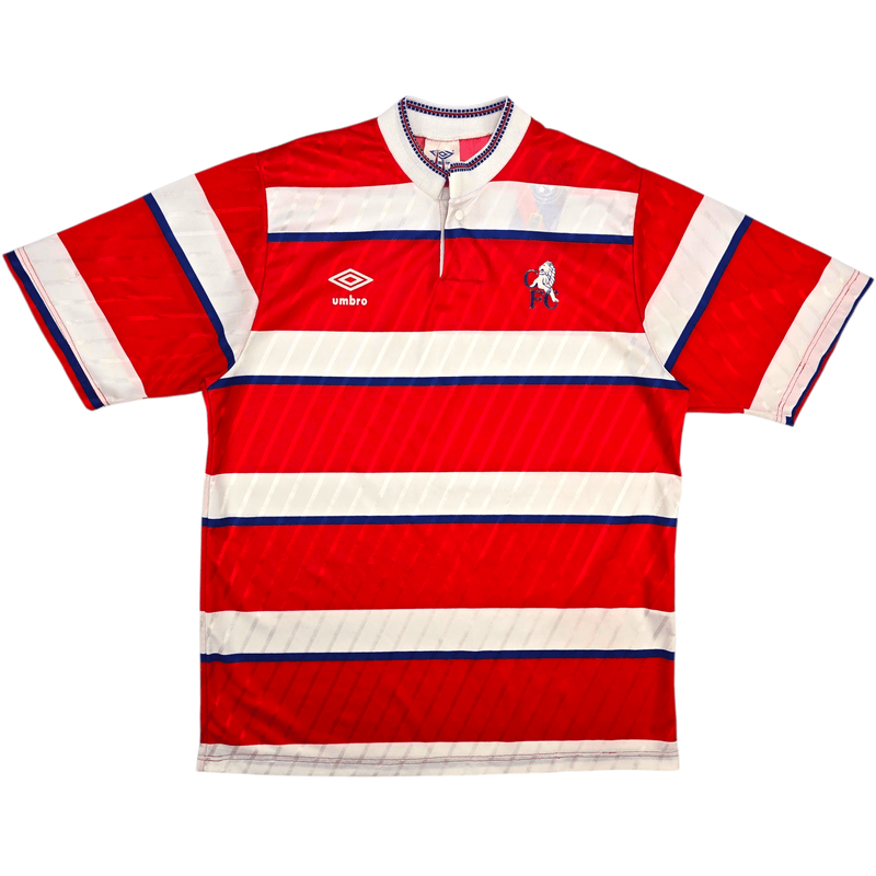 1988/90 Chelsea Away Football Shirt (M) Umbro – Football Finery