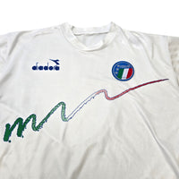 1988/90 Italy Training Shirt (XL) Diadora - Football Finery - FF305980
