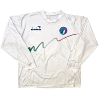 1988/90 Italy Training Shirt (XL) Diadora - Football Finery - FF305980