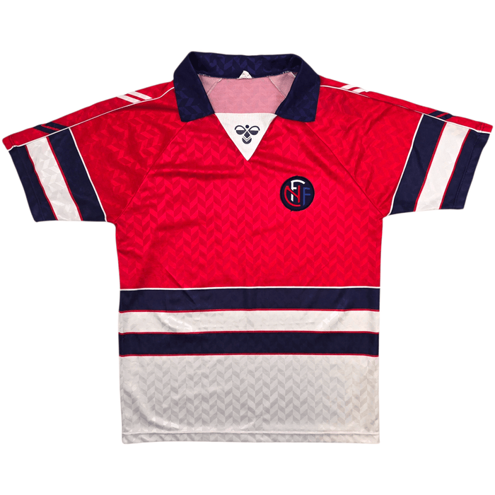 1988/90 Norway Home Football Shirt (XL) Hummel 11 (Player Version) - Football Finery - FF304469