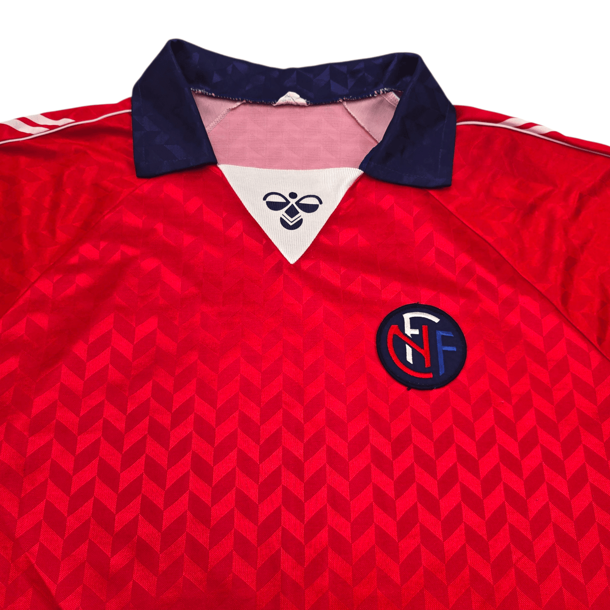 1988/90 Norway Home Football Shirt (XL) Hummel 11 (Player Version) - Football Finery - FF304469