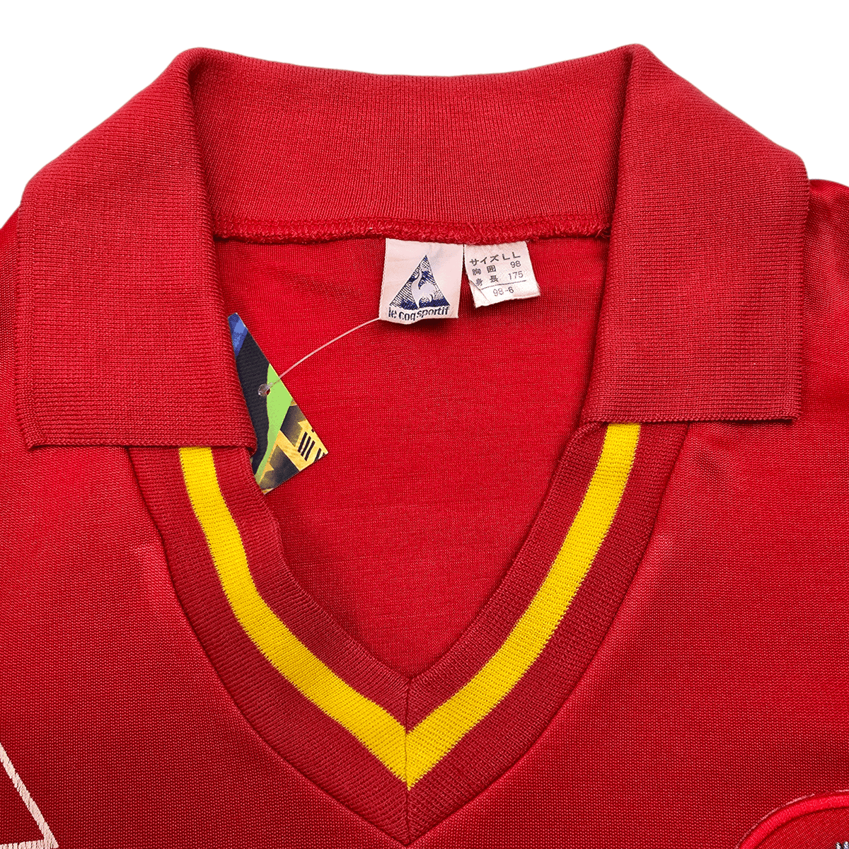 1988/90 Spain Home Football Shirt (L) Le Coq Sportif (Upgraded Template) - Football Finery - FF303925