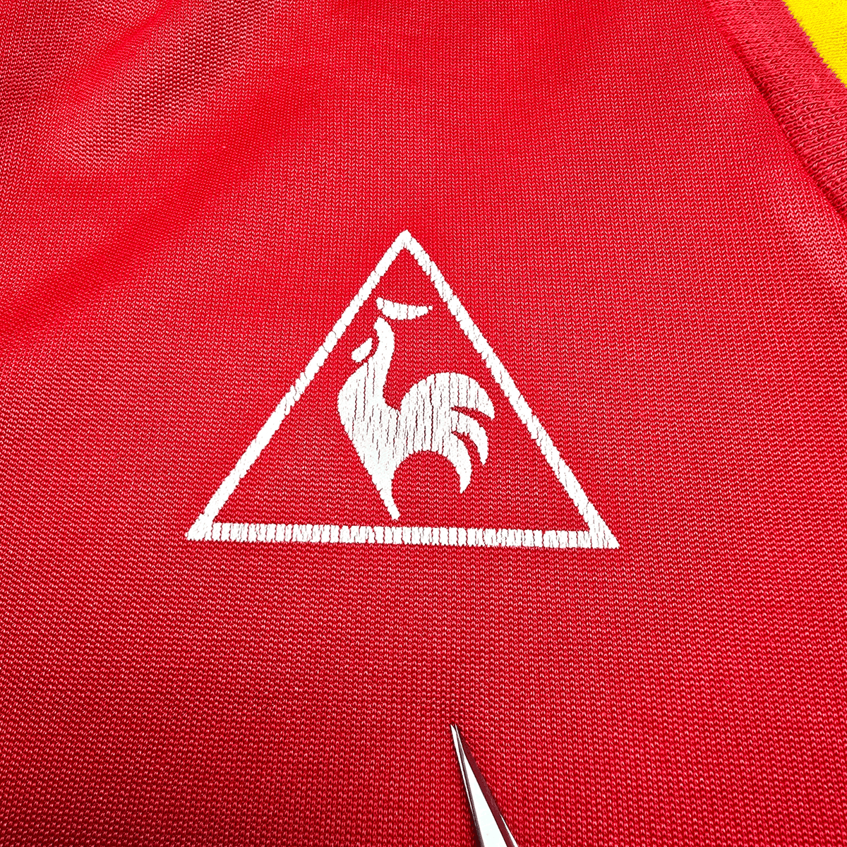 1988/90 Spain Home Football Shirt (L) Le Coq Sportif (Upgraded Template) - Football Finery - FF303925