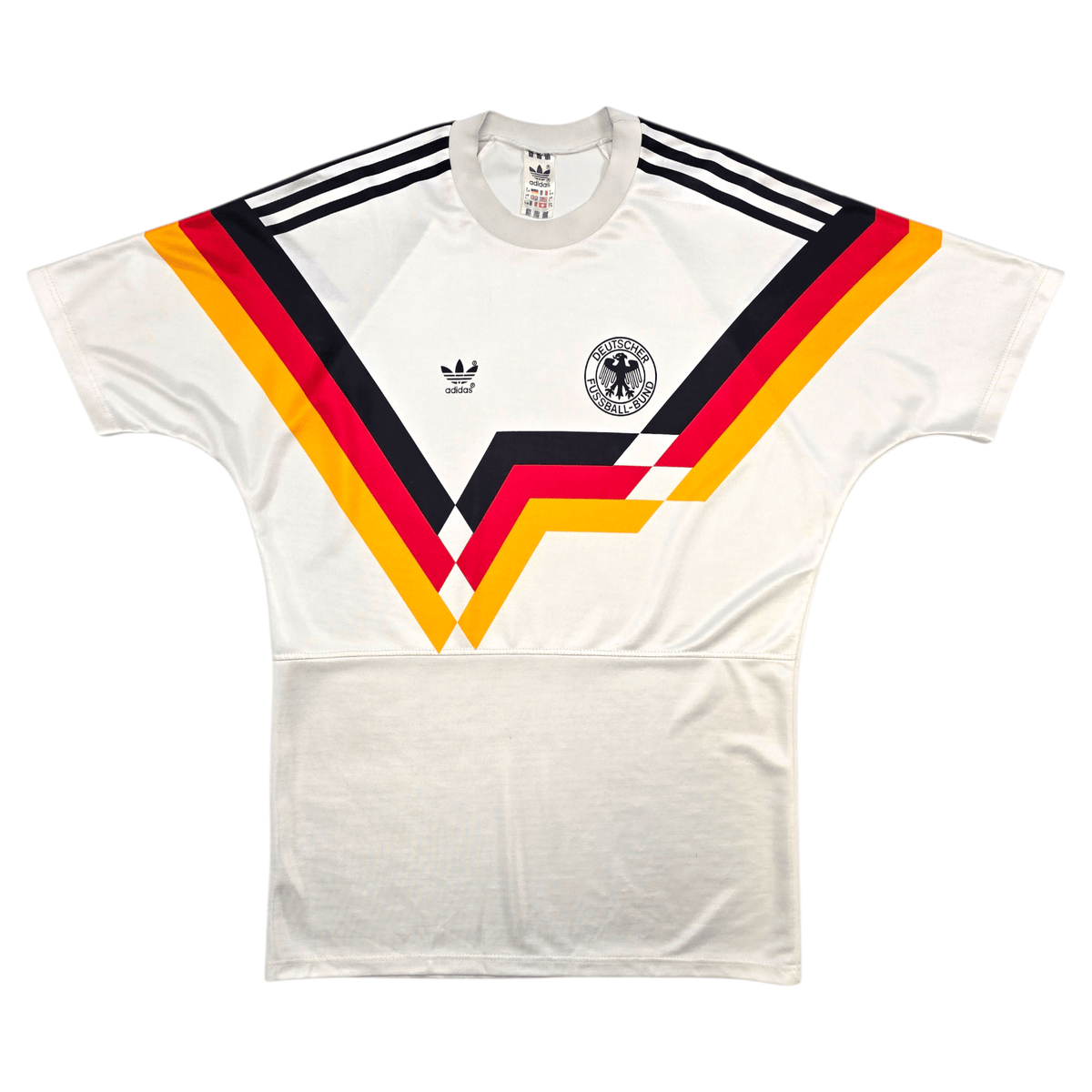 1988/91 Germany Home Football Shirt (L) Adidas - Football Finery - FF300125