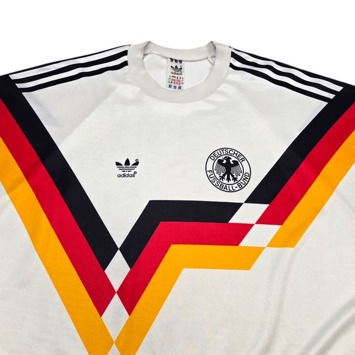 1988/91 Germany Home Football Shirt (L) Adidas - Football Finery - FF300125