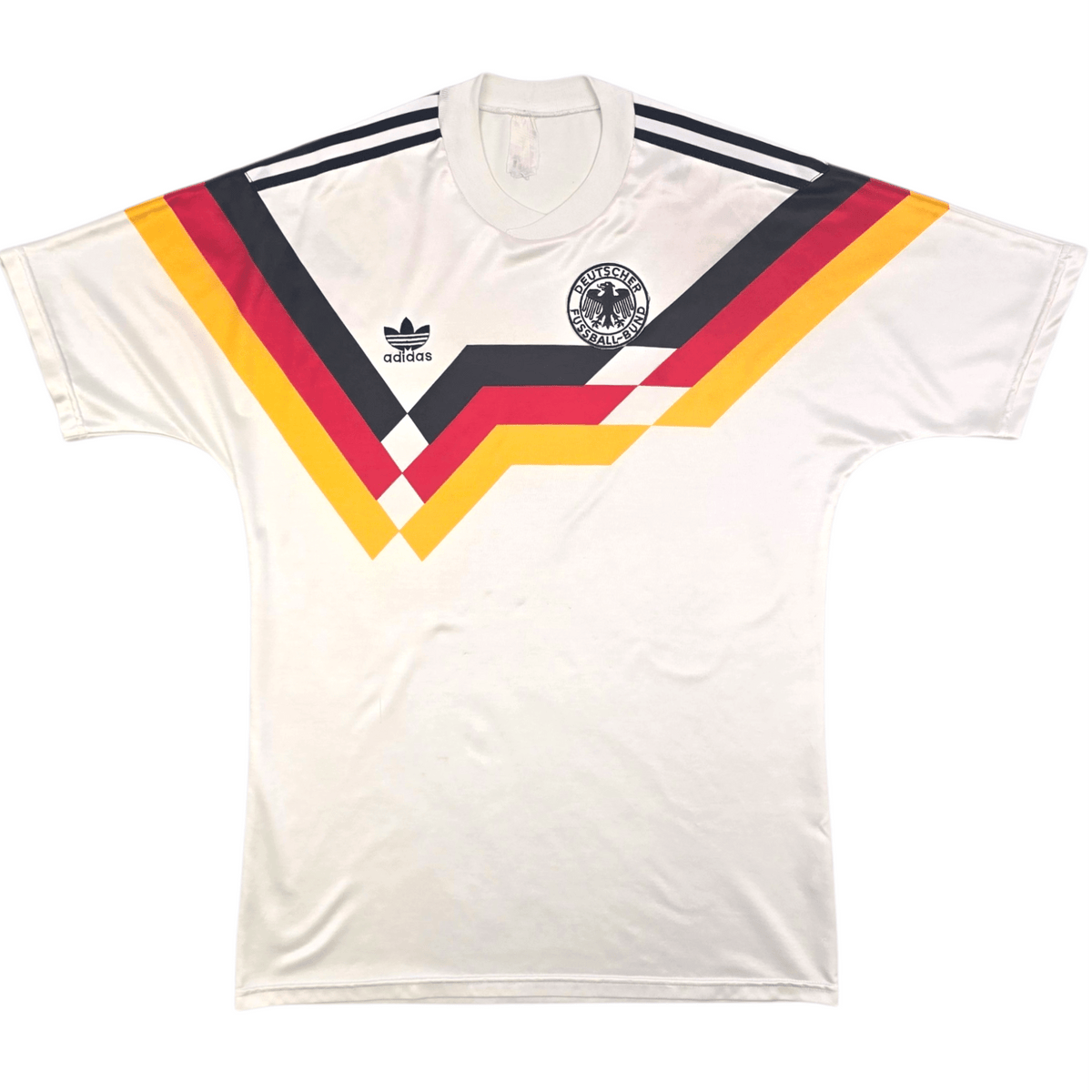 1988/91 Germany Home Football Shirt (L) Adidas - Football Finery - FF300126