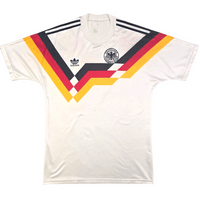 1988/91 Germany Home Football Shirt (L) Adidas - Football Finery - FF300126