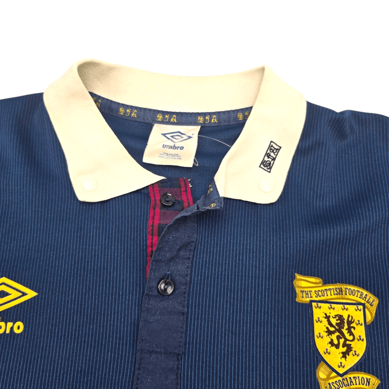 1988/91 Scotland Home Football Shirt (M) Umbro - Football Finery - FF300377