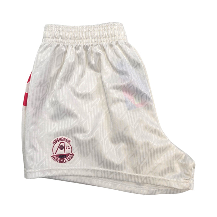 1989/90 Aberdeen Football Shorts (Y) Umbro | Away - Football Finery - SS10005