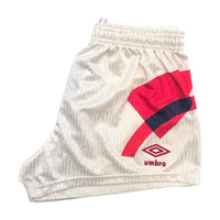 1989/90 Aberdeen Football Shorts (Y) Umbro | Away - Football Finery - SS10005
