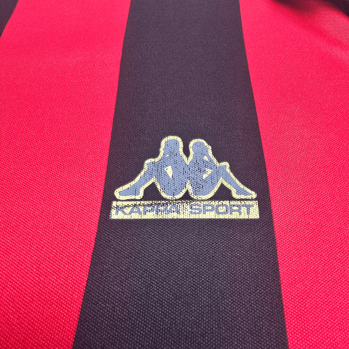 1989/90 AC Milan Home Football Shirt (M) Kappa 11 - Football Finery - FF302911