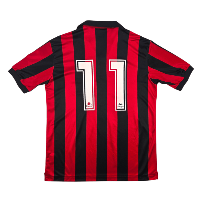 1989/90 AC Milan Home Football Shirt (M) Kappa 11 - Football Finery - FF302911