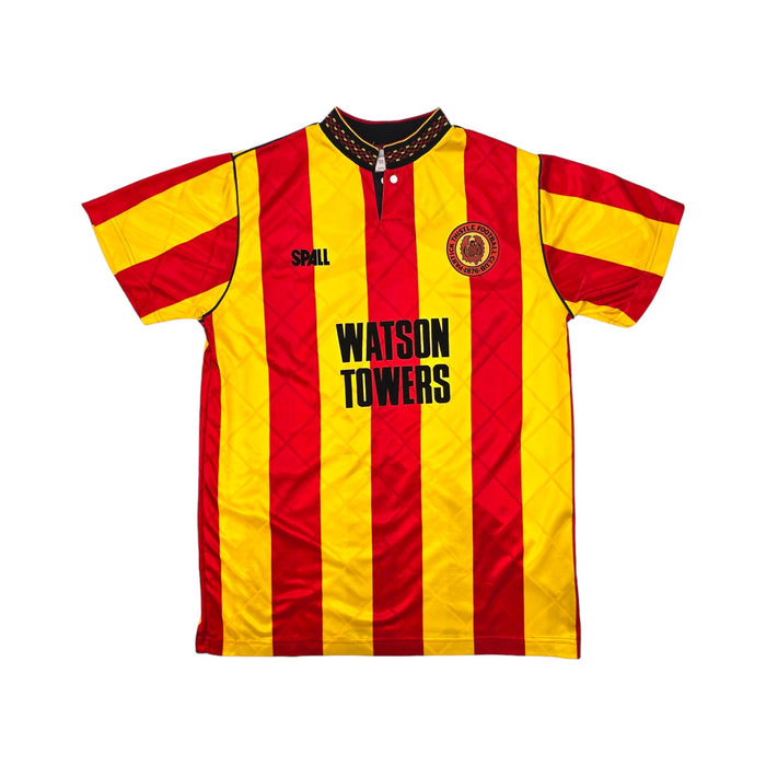 1989/90 Partick Thistle Home Football Shirt (M) Spall - Football Finery - FF203981