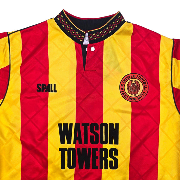 1989/90 Partick Thistle Home Football Shirt (M) Spall - Football Finery - FF203981