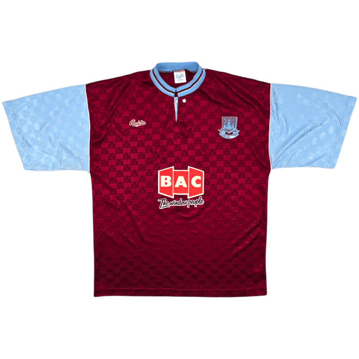 1989/90 West Ham United Home Football Shirt (L) Bukta - Football Finery - FF301302
