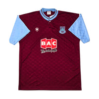 1989/90 West Ham United Home Football Shirt (L) Bukta - Football Finery - FF306532