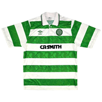 1989/91 Celtic Home Football Shirt (XL) Umbro - Football Finery - FF300462