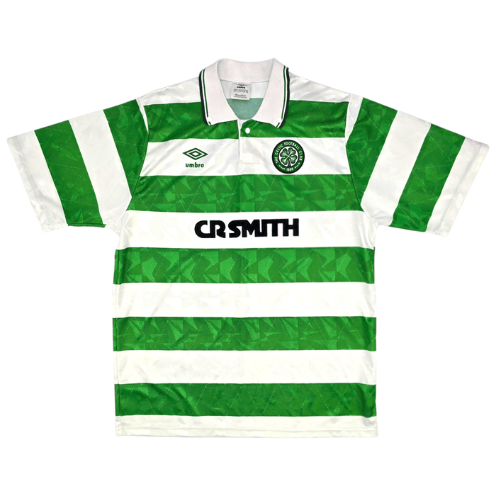 1989/91 Celtic Home Football Shirt (XL) Umbro - Football Finery - FF300462