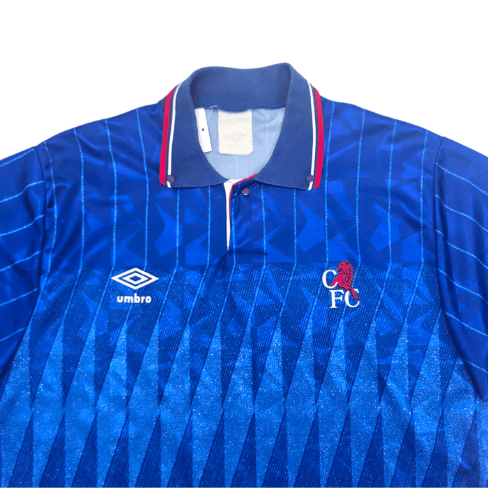 1989/91 Chelsea Home Football Shirt (XL) Umbro - Football Finery - FF303460
